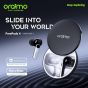 Oraimo FreePods 4 Earbuds with Noise Cancellation, Black - OEB-E105D