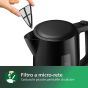 Philips Electric Kettle, 1.7 Liters, 2200 Watt, Black - HD9318-20