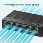 TP-Link Desktop Switch, Black - LS1005G