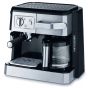 Delonghi Combi Espresso & Filter Coffee Machine, 15 Bar, 1750 Watt, Silver - BCO 420
