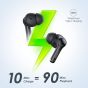 Oraimo FreePods 3C Earphones with Noise Cancellation, Black - OEB-E104DC