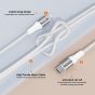 كابل USB-C الى لايتنينج فيدفي، 30 وات، 1 متر، ابيض - CB4038C&i 