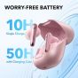 Anker Soundcore Liberty 4 NC Earbuds, with Noise Cancellation, Pink- A3947H51