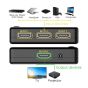 3 to 1 HDMI Switch, 4K - Black