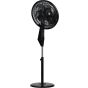 Tefal Anti-mosquito Repellent Stand Fan With Remote Control, 16 Inch, Black - VG4135EE