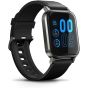 Haylou LS02 Smart Watch, Silicone Band- Black