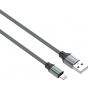 كابل USB الى لايتنينج ثري بوس، طوله 1 متر، رمادي - A11