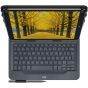 Logitech Universal Folio Case with Integrated Bluetooth Keyboard and Stylus Pen for 9 to 10 Inch Tablets - Black