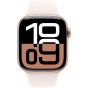 Apple Watch Series 10 46mm, Rose Gold Case With Light Blush Sport Band - Official Warranty