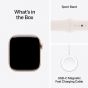 Apple Watch Series 10 46mm, Rose Gold Case With Light Blush Sport Band - Official Warranty