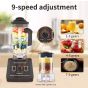 Sokany Countertop Blender with Mill, 5000W, 2.5 Liters, Black - SK-666