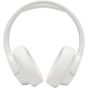 JBL Tune Wireless Over Ear Headphones, White - 750BTNC