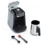 Arzum OKKA Rich Pro Plus Turkish Coffee Maker, 1.3 Liters, 700 Watt - Black and Chrome