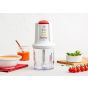 Moulinex Multi Moulinette Chopper, 500 Watt, White - AT7191EG 