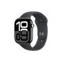 Apple Watch Series 10 46mm, Jet Black Case With Black Strap
