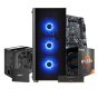 Thermaltake V200 Case with Gigabyte B450M-S2H Motherboard, AMD Ryzen 5 4650G Processor, Crucial BALLISTIX 8GB RAM and Dahua C800AS 120GB