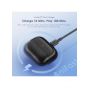 Oraimo Watch ES2, 1.95 Inch, Black Case and Strap - OSW-810 with Wireless Earbuds, Black - OTW-625