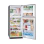 Tornado No Frost Top Freezer Refrigerator, 304 Liters, Dark Stainless - F33FTDST