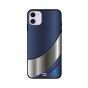 Blue Mesh with Grey Metal Printed Back Cover for Apple iPhone 11