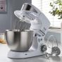 Sokany Stand Mixer With Attachments, 5 Liter, 1000 Watt, White - SC-206