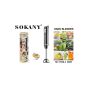 Sokany Hand Blender, 300 Watt, Black- SK-1724s