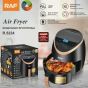 RAF Digital Air Fryer, 5.8 Liter, 1700 Watt, Black - R-5234