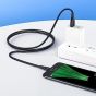 كابل مايكرو USB هوكو، 1 متر، اسود - X61