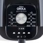Arzum OKKA Rich Pro Plus Turkish Coffee Maker, 1.3 Liters, 700 Watt - Black and Chrome