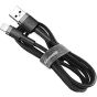 Baseus USB to Lightning Cable, 0.5 Meter, Grey - CALKLF-AG1
