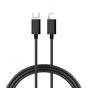 كابل USB-C الى لايتنينج سيا، 100 سم - اسود