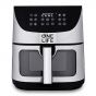 One Life Digital Air fryer, 10 Liters, 2000 Watt, Silver- HAF730P