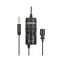 BOYA BY-M1 Pro Universal Lavalier Microphone, Black - CO-LM-54549