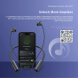 Oraimo Necklace Lite Neckband Wireless Earphones, Black - OEB-311