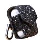Leather Case for Apple AirPods- Glitter  Black