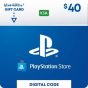 كارت ديجيتال PSN  سوني بلايستيشن 40 دولار - السعودية