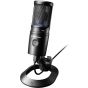 Audio Technica Wired Cardioid Condenser Microphone, Black - AT2020USB-X