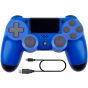 Wireless Controller for PlayStation 4, Slim, Pro - Blue