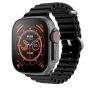 T900 Ultra Smart Watch, 2.09 Inch - Dark Silver Case and Black Strap