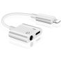 Headphone Jack Adapter for iPhone Car Charger 3.5mm Aux Earphone Audio Splitter and Charge Connector for iPhone 7/8/X/7 Plus/8 Plus/XS MAX Support Jack Dongle Converter and Charger Compatible All iOS