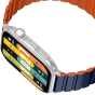Kieslect Ks Pro Smart Watch - Silver Case and Navy Blue Strap