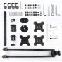 Huanuo Triple Arm Holder for 13 to 24 Inch Monitors, Black - HNCM3