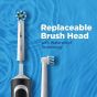 Oral-B Vitality 100 Cross Action Rechargeable Toothbrush, Black - D100.413.1-B