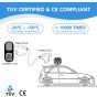 Gruensauber Type 2 Electric Car Charging Cable, 32 A, 7.2 kW - Multicolor