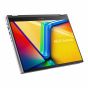 Asus VivoBook S14 Flip TN3402YA-LZ555W Laptop, AMD Ryzen 5 7430U, 512GB M.2 NVMe PCIe 3.0 SSD, 8GB RAM, 14 Inch, WUXGA, 60Hz, AMD Radeon Graphics, Windows 11 - Cool Silver with ASUS Pen SA200H-MPP1.51