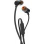 JBL Tune 110 Wired Earphones with Microphone - Black