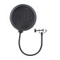 Microphone Pop Filter, Black - 818-LU