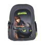 Gharibo Bags School Backpack For Boys, How to Train your Dragon Pattern - Grey