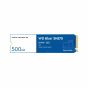 هارد SSD داخلي ويسترن ديجيتال دبليو دي بلو SN570، سعة 500 جيجا، واجهة M.2، ازرق - WDS500G3B0C