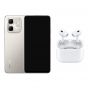 Infinix Hot 50i, 128GB, 6GB RAM, 4G, Dual SIM - Gray with Ridingtone AirPods Pro 2nd Generation Earbuds - White