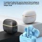 Celebrat WD03 V5.3 Wireless Buds-comfrtable In-Ear Noise Reduction 16H-Touch Sensor - Black